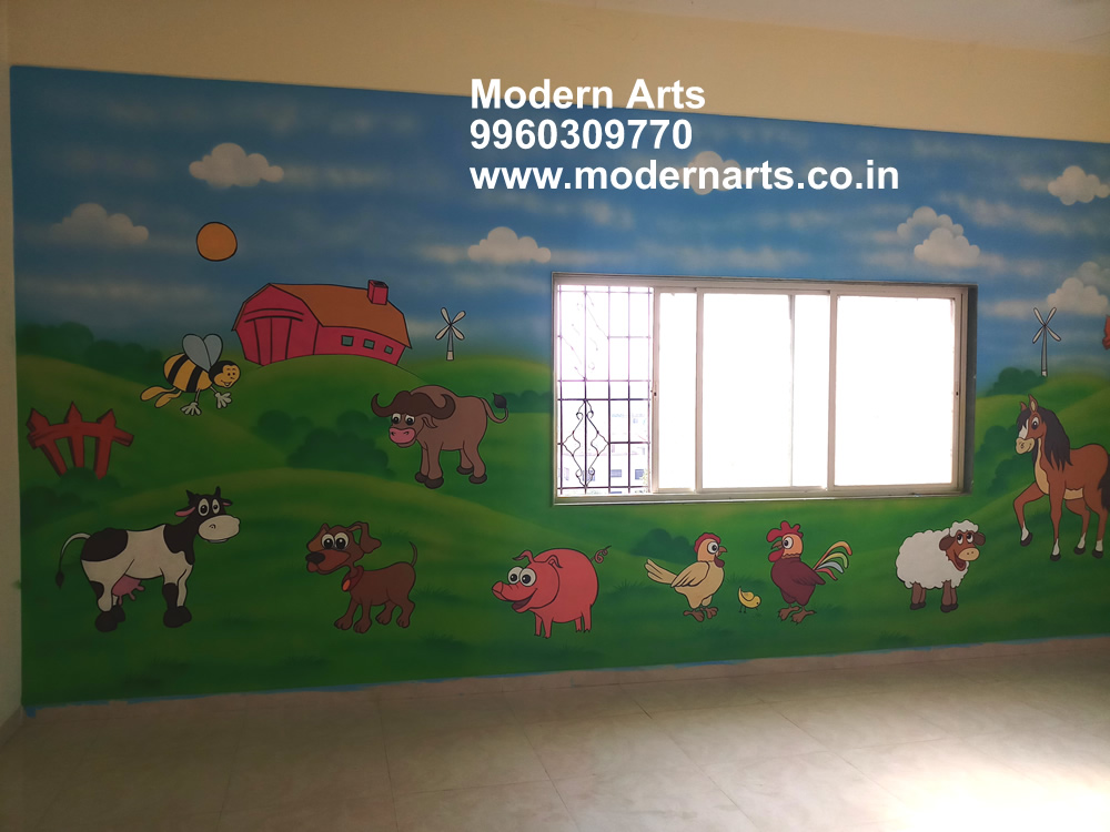 painting artist in pune for play school
